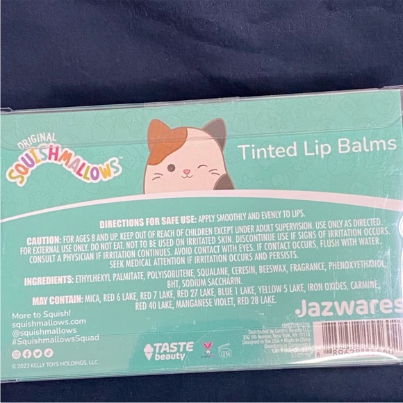 Squishmallows 5 piece Tinted Lip Balms Set - Picture 2 of 2